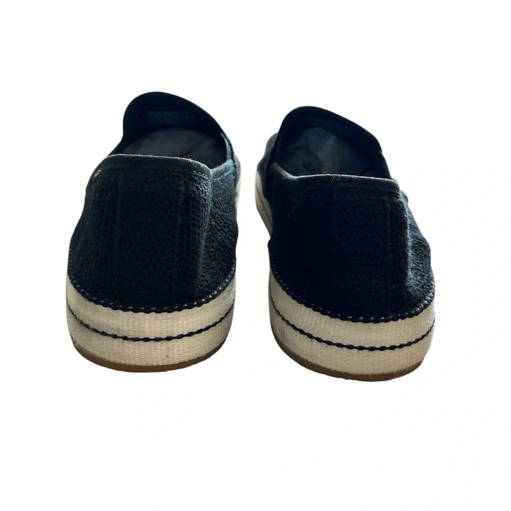 UGG Bren Mesh Slip-On Sneakers Textured Flats Slippers Rubber Sole Black Size 10